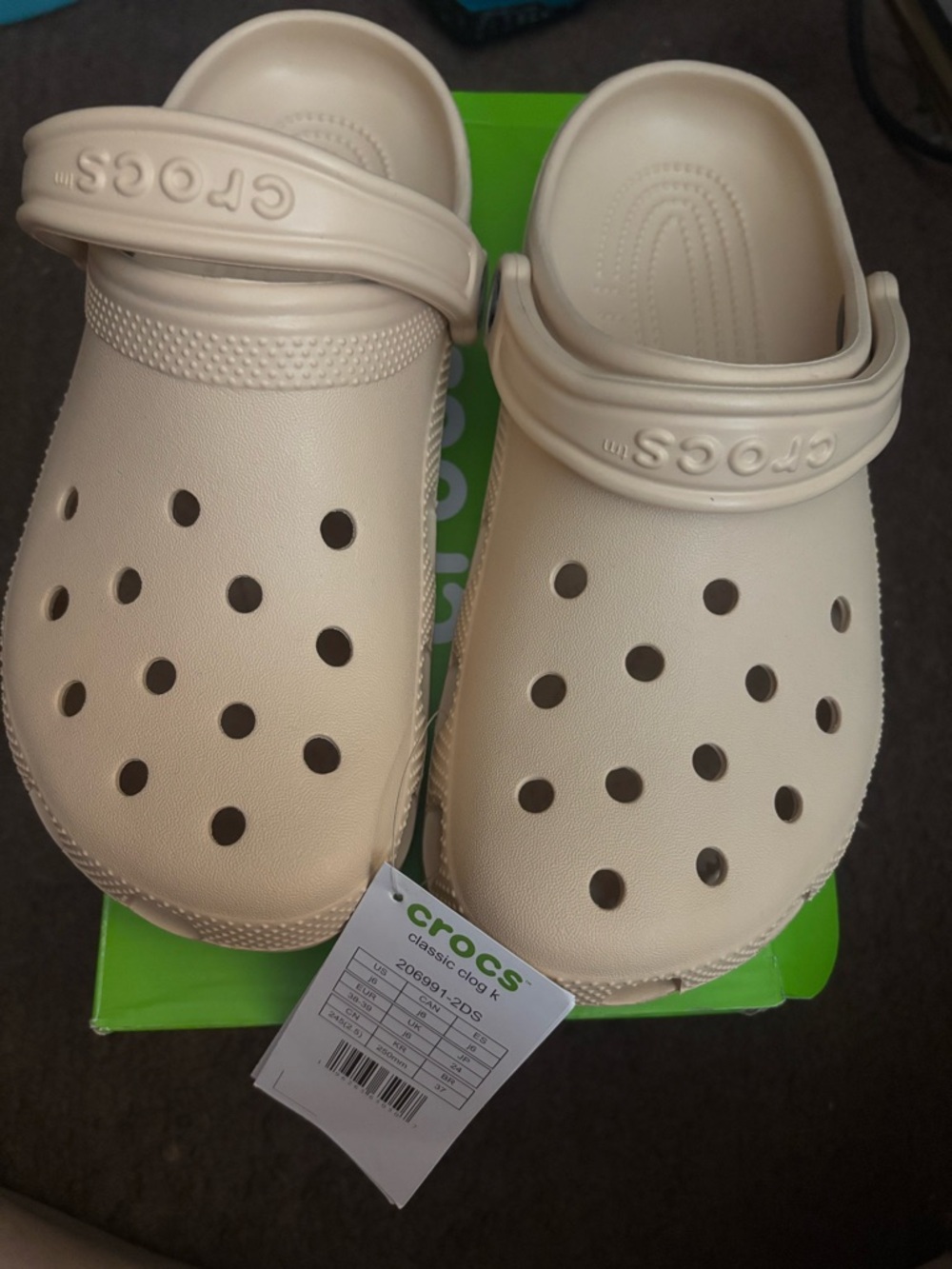 CROCS Kids Classic Clog in Cream
